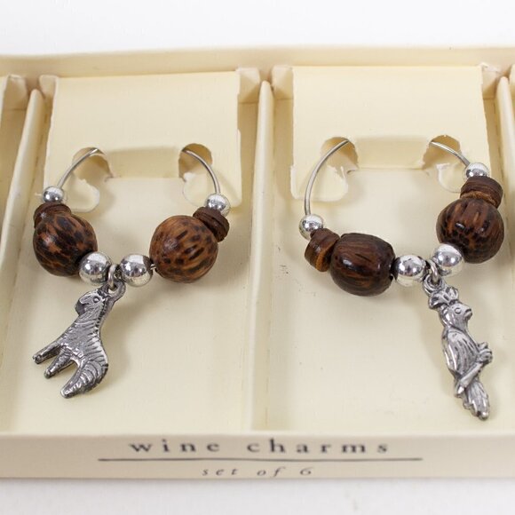 Pier 1 Animal Wine Charms - Picture 5 of 6